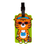 Alfie der Tiger, adoramals wilder PVC-Kofferanhänger