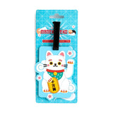 Maneki Neko Glückskatze PVC-Kofferanhänger