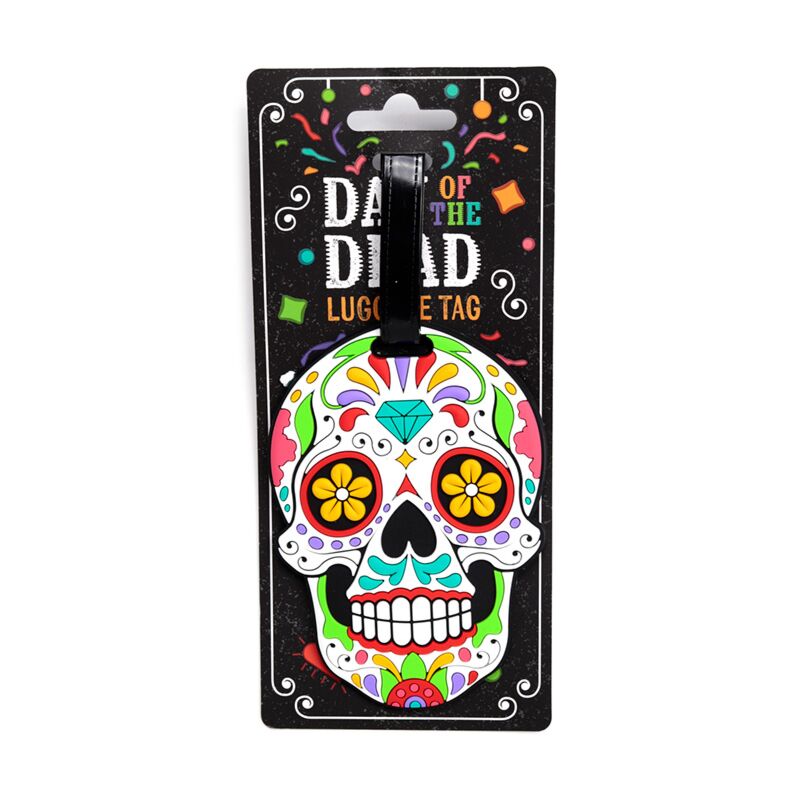 PVC-Kofferetikett „Dia de Los Muertos“.
