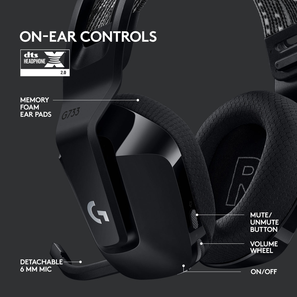 Logitech G733 Lightspeed Wireless RGB