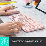 Logitech K380 für Mac Multi-Device Bluetooth-Tastatur Roz