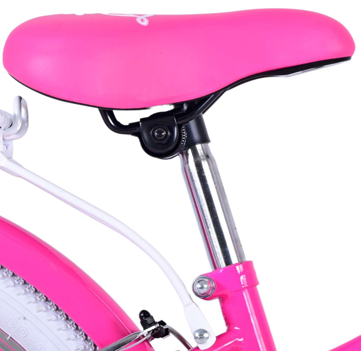 Volare Lovely Kinderfahrrad – Mädchen – 20 Zoll – Rosa – Zwei Handbremsen