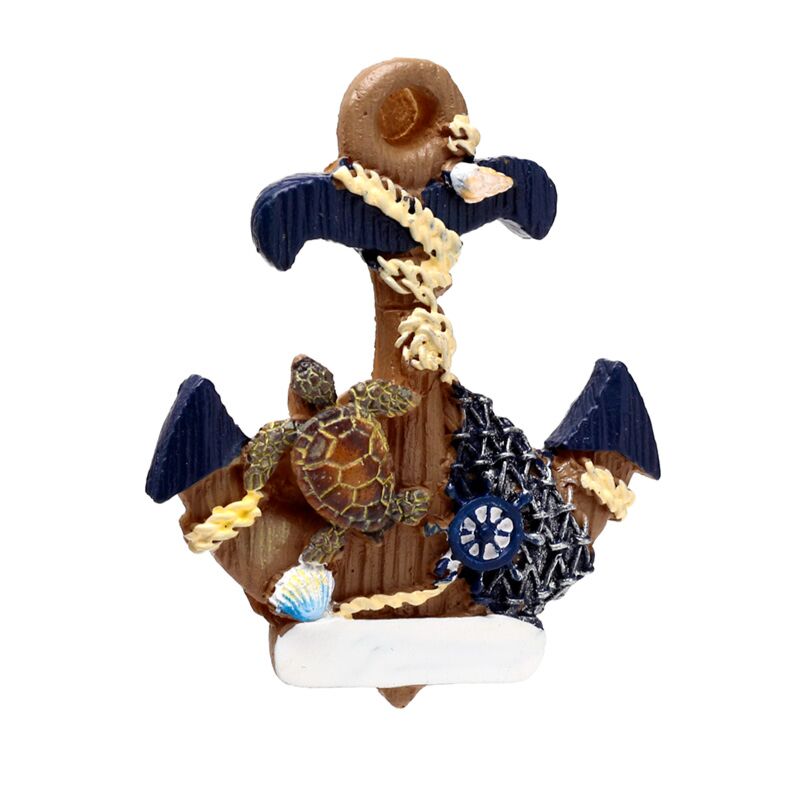 Anker handbemalter Meeresstrand-Souvenirmagnet