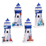 Blauer Leuchtturm 3D-Seestrand-Souvenirmagnet