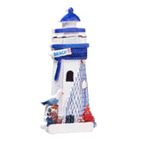 Blauer Leuchtturm 3D-Seestrand-Souvenirmagnet