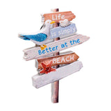 Strandschilder Slogans 3D-Meeresstrand-Souvenirmagnet