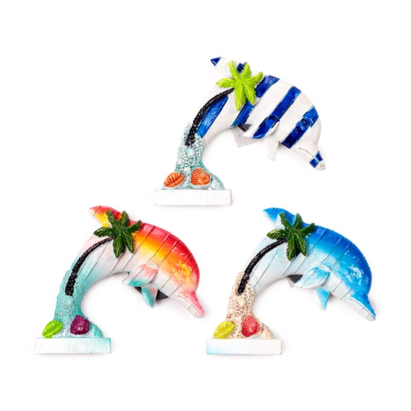Meeresstrand-Souvenirmagnet-Delfin-Tropeninsel