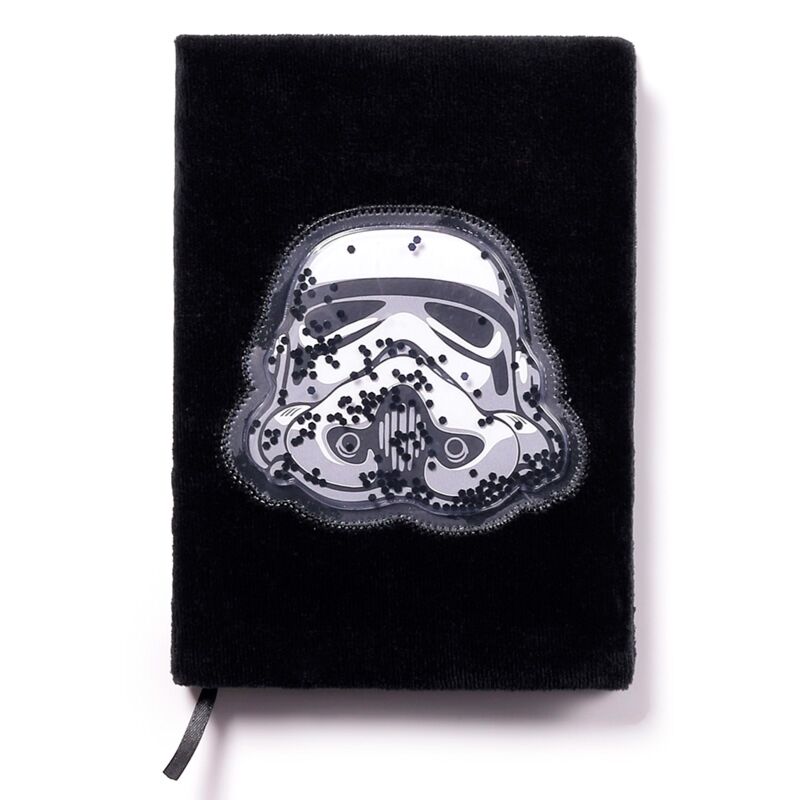 Das originale, flauschige Stormtrooper-Notizbuch im A5-Format
