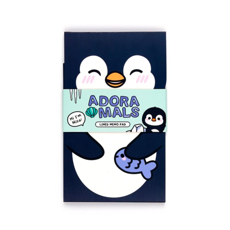 Adoramals Pinguin-Notizblock zum Aufklappen