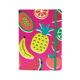 Sommerfrucht-Recycling-A5-liniertes Notizbuch