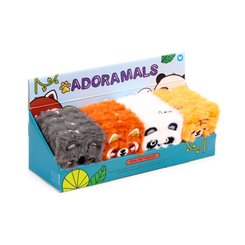 Adoramals Wild Fluffy Notizbuch A7