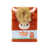 Higland coo flauschiges Kuh-Notizbuch A5