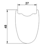Miche Laufradsatz Graff Aero 48 Sh Spline Tubeless