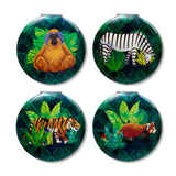 Kompakter Schminkspiegel in Tierform