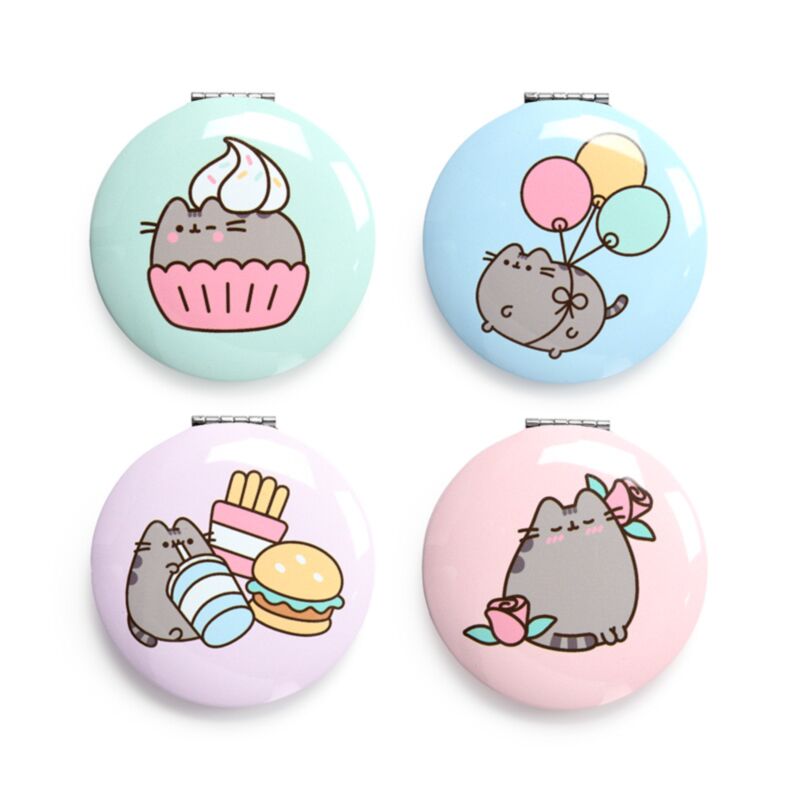 Pusheen der kompakte Katzenkern-Schminkspiegel