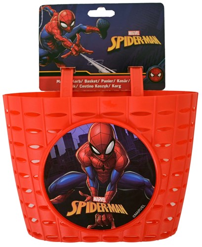 Volare Spider-Man-Kunststoffkorb – Jungen – Rot