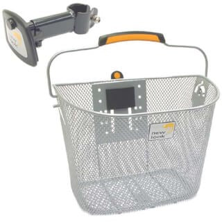 Fahrradkorb Toskana Smartlock für 19 Liter Silber