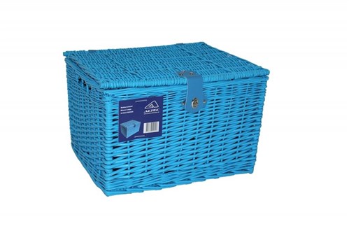 Bäckerkorb blau groß 49x41x32 mit Deckel 300569