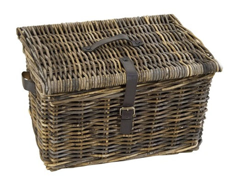 Dr Wicker V-Ager Korb XL braun mit Deckel 50x40x30