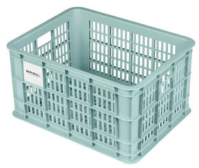 Basil PVC-Kiste groß 40l silberblau 21164