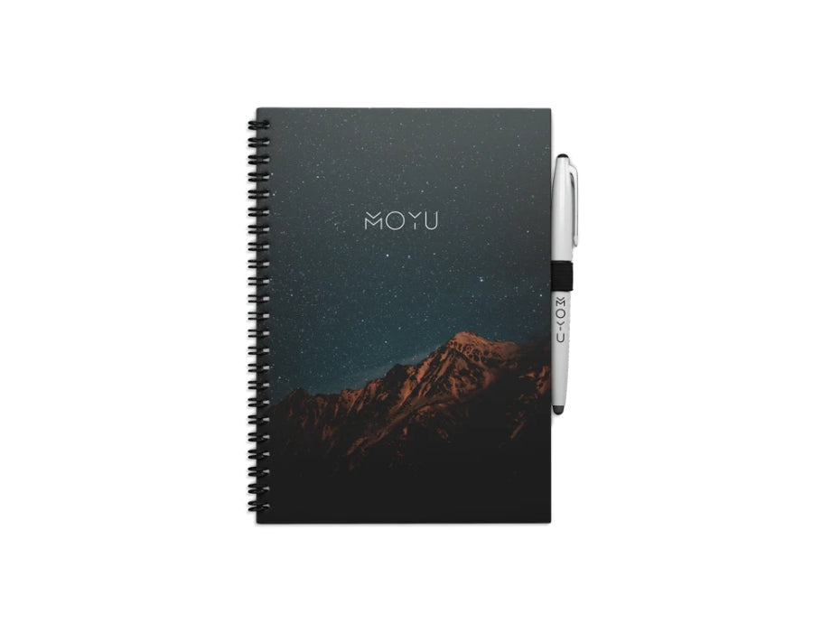 Moyu löschbares Notizbuch – Hardcover A5 – Mitternachtsberg