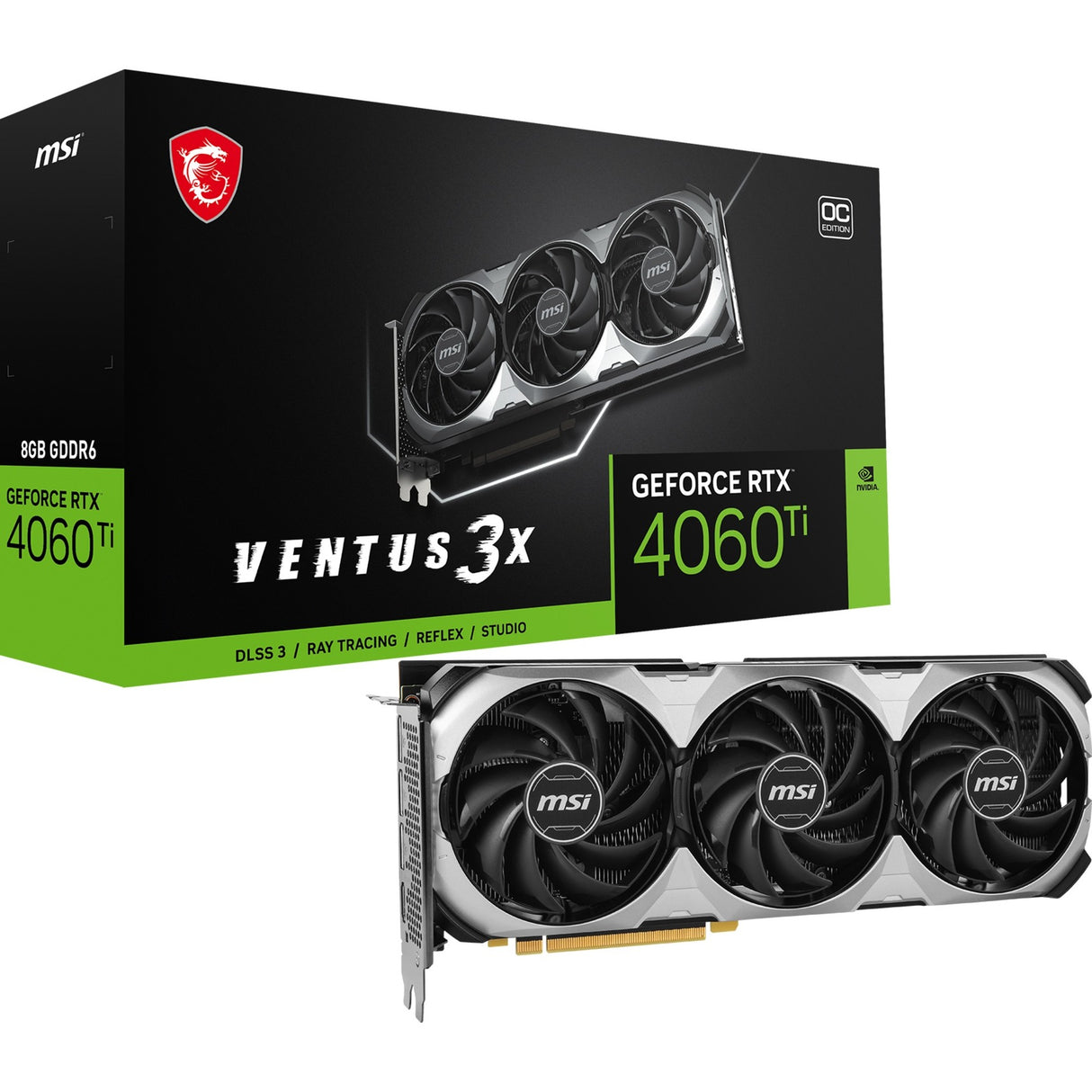 MSI MSI Geforce RTX 4060 Ti Ventus 3x 8G OC