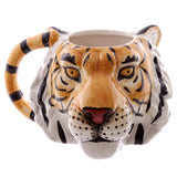 Tigerförmiger Keramikbecher