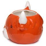 Keramiktasse in Form einer Highland Coo-Kuh