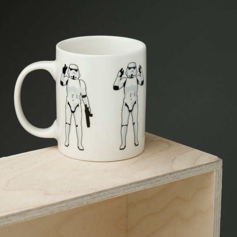 Die originale Stormtrooper-Tasse aus weißem Porzellan