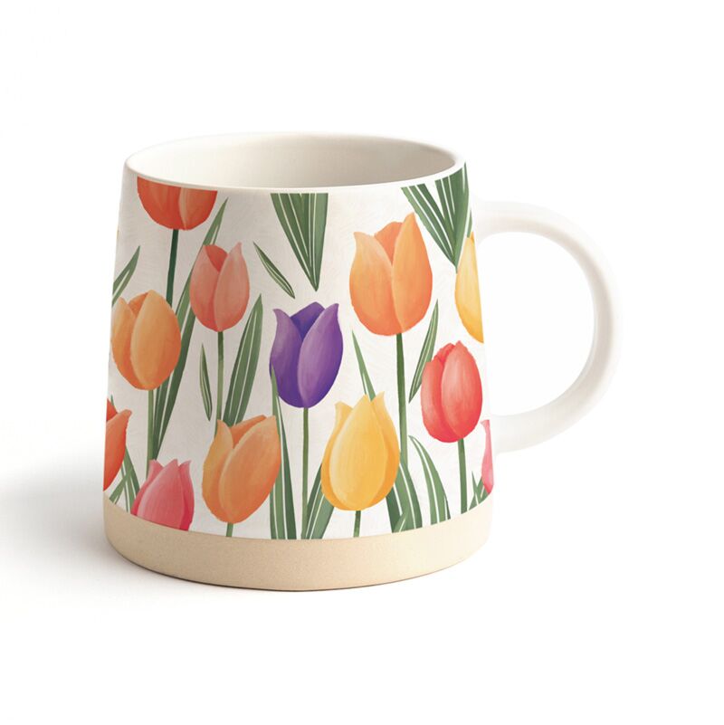 Tulpenförmiger Becher aus Steinzeug