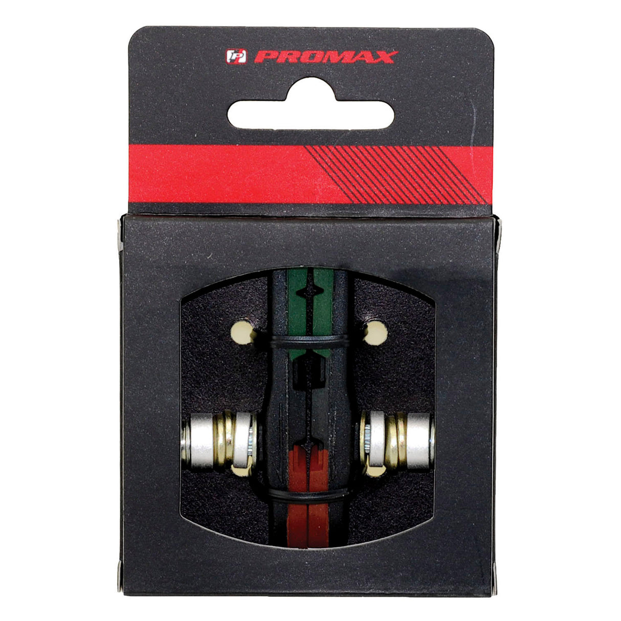 BRASSCHLAGE BREMS BLOCK SET V-BRAKE mit Allen 70 mm dreifarbig (braunes schwarzes Grün)