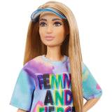 Mattel Fashionistas Doll 159 Tie-Dye-T-Shirt-Kleid