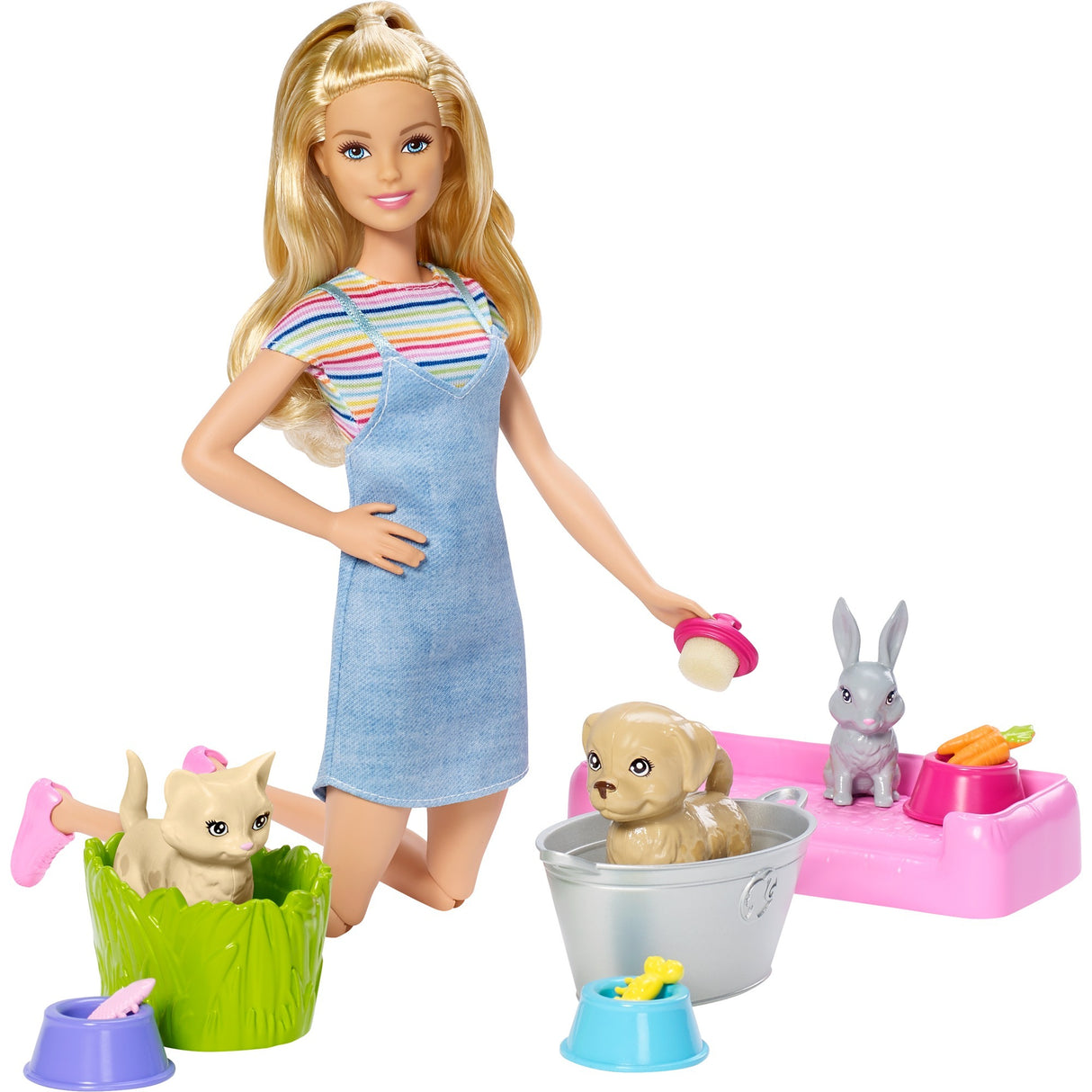 Mattel 'n' Wash Pets Puppe und Playset