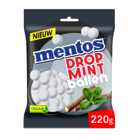 Mentos Lakritz-Minz-Kugeln Beutel (12x 220gr)