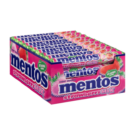 Mentos Erdbeer-Mix-Rolle (40 Stück)