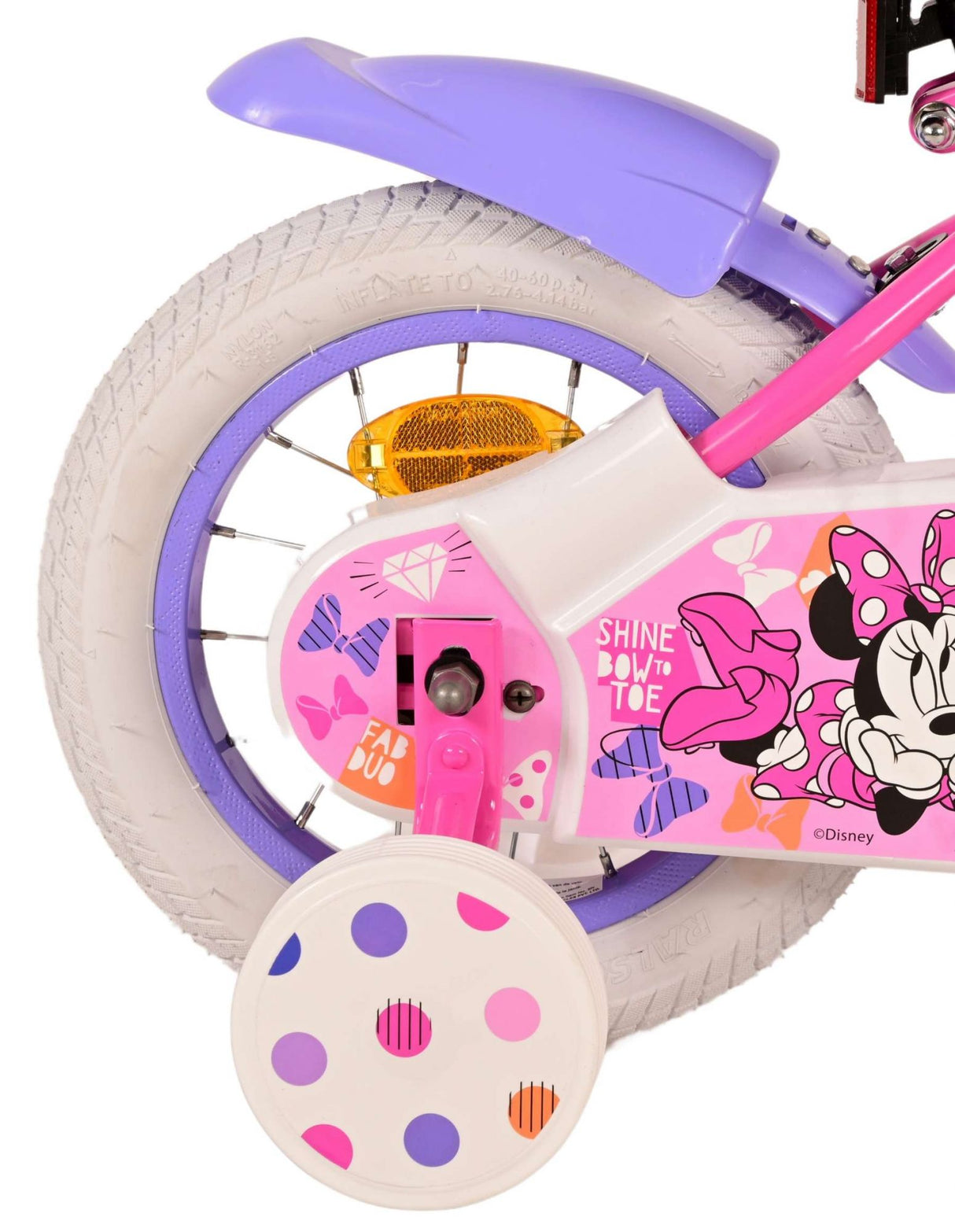 Disney Minnie le plus mignon de tous les temps! Filles de vélo pour enfants 12 pouces roses