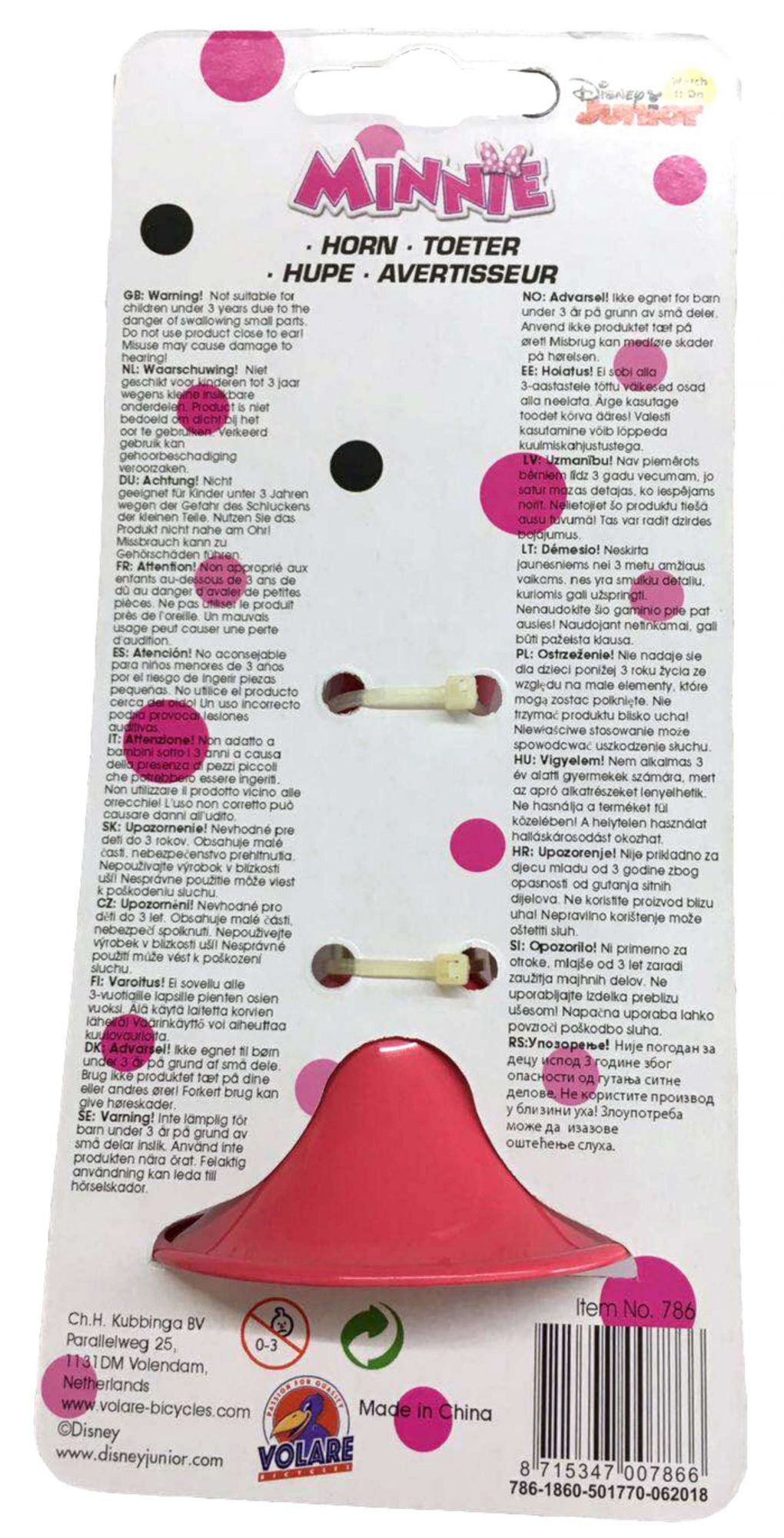 Disney Minnie Maus Horn – Mädchen – Rosa