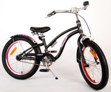 Volare Miracle Cruiser Kinderfahrrad - Mädchen - 18 Zoll - Matt Black - Prime Collection