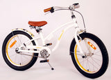 Volare Miracle Cruiser Kinderfahrrad - Mädchen - 18 Zoll - Weiß - Prime Collection