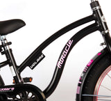 Volare Miracle Cruiser Kinderfahrrad - Mädchen - 18 Zoll - Matt Black - Prime Collection