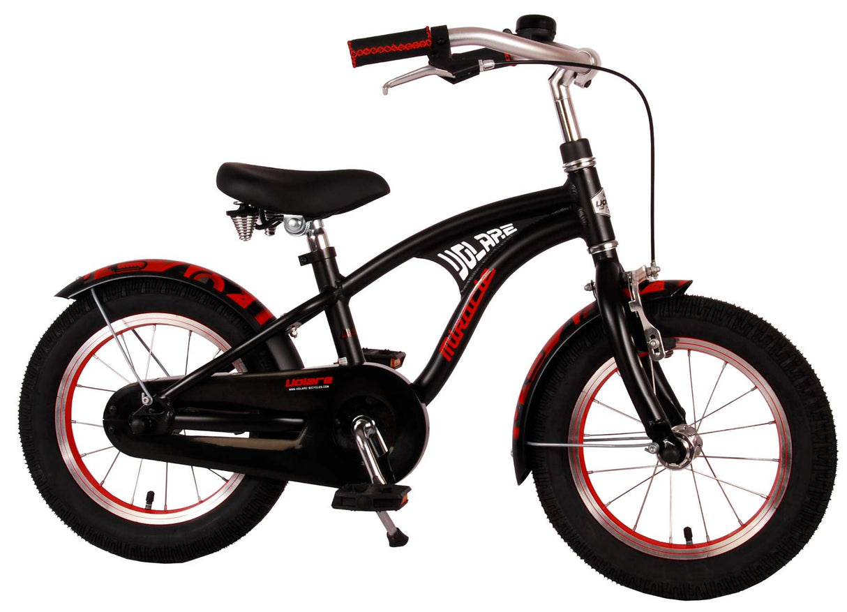 Volare Miracle Cruiser Children's Bike Boys 14 palce Matt Black Prime Collection