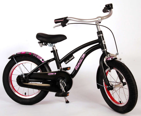 Volare Miracle Children's Bicycle - Mädchen - 14 Zoll - Matt Black - Prime Collection
