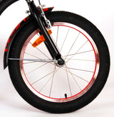 Volare Miracle Cruiser Kinderfahrrad - Jungen - 18 Zoll - Matt Black - Prime Collection