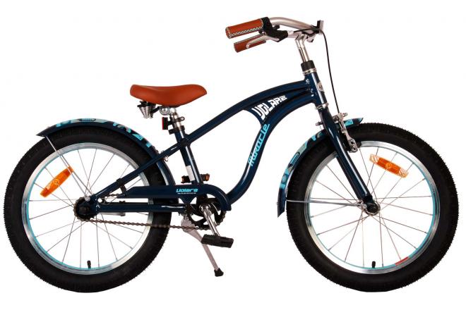 Volare Miracle Cruiser Bike Children Bike Boys 18 pulgadas Matt Blue Prime Collection