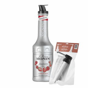Monin Püree Erdbeere + Pumpe (Kombi)