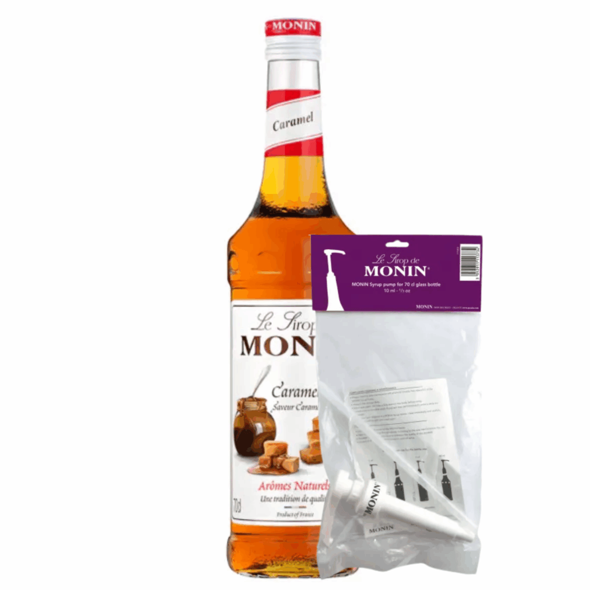 Moninsirup Karamell (70 cl) + Pumpe (10 ml)