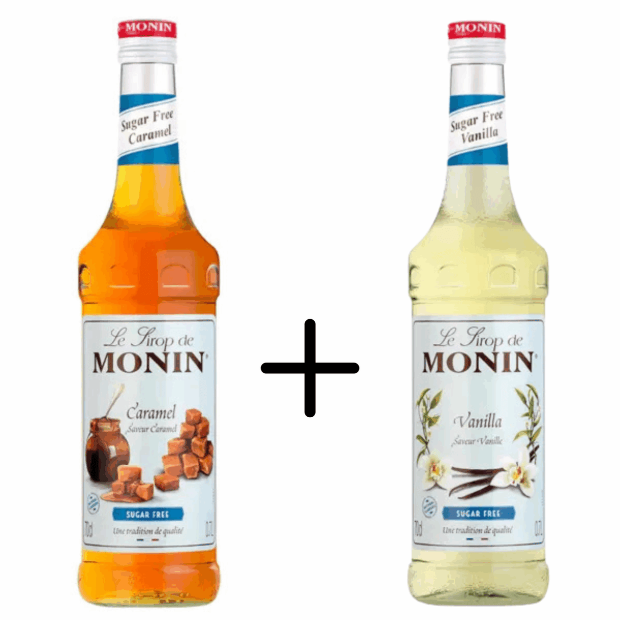 Moninsirup Karamell zuckerfrei + Vanille zuckerfrei