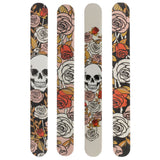 Totenkopf-Rosen-Nagelfeile lang