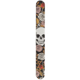 Totenkopf-Rosen-Nagelfeile lang
