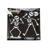 Halloween-Skelett-Packung mit 12 3-lagigen Partyservietten aus Papier